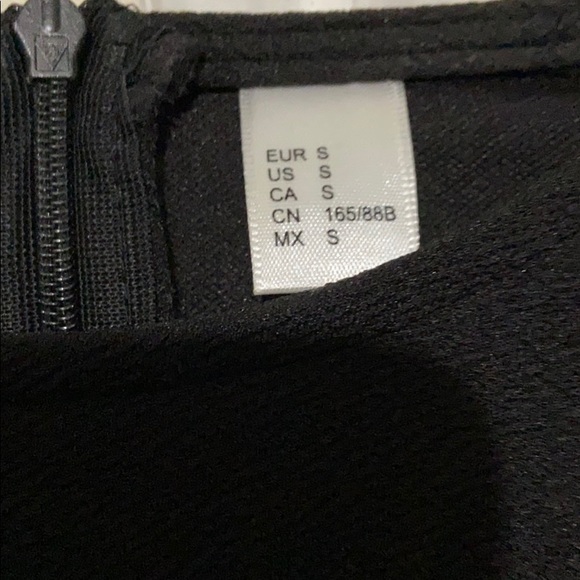 Black stretchy knit Skater Dress - Picture 4 of 7